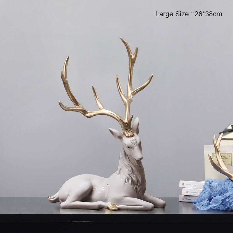 Décoration d'intérieur de luxe en forme d'élan Lighteme