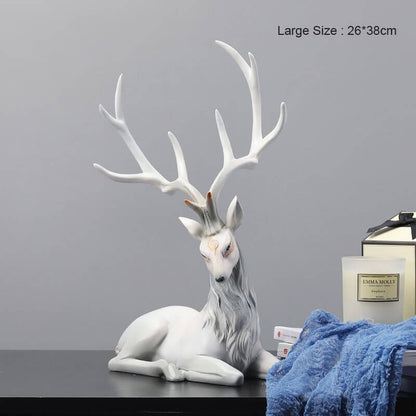 Décoration d'intérieur de luxe en forme d'élan Lighteme