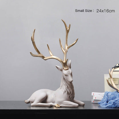 Décoration d'intérieur de luxe en forme d'élan Lighteme