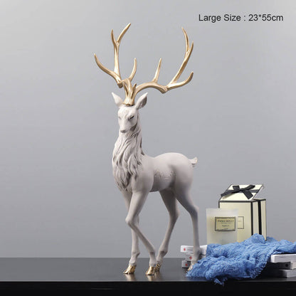Décoration d'intérieur de luxe en forme d'élan Lighteme