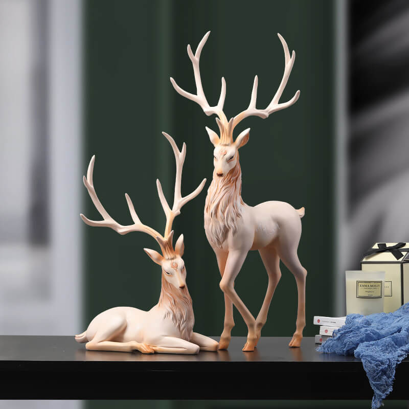 Décoration d'intérieur de luxe en forme d'élan Lighteme