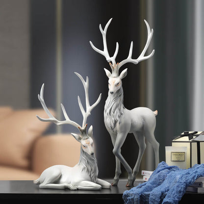 Décoration d'intérieur de luxe en forme d'élan Lighteme