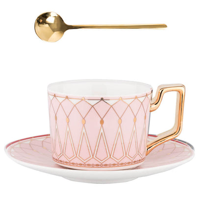 Lighteme Square A Retro Pattern Coffee Cup
