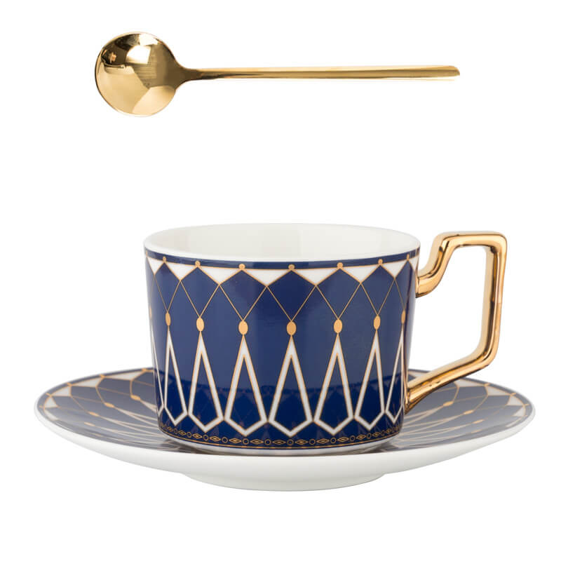 Lighteme Square A Retro Pattern Coffee Cup