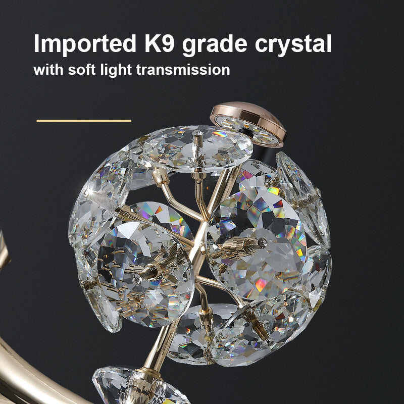 Lighteme Light Luxury Crystal Table Lamp