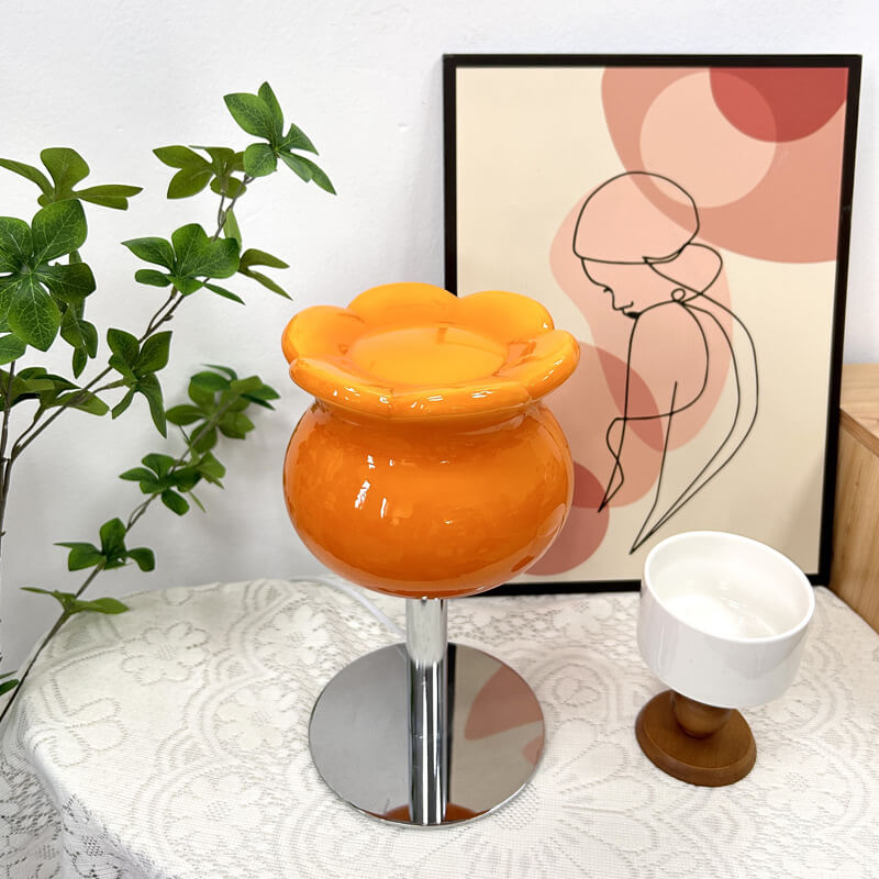 Lighteme Lily of the Valley Glass Table Lamp