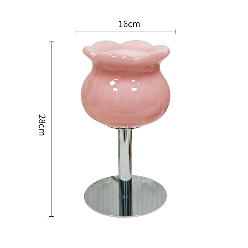 Lighteme Lily of the Valley Glass Table Lamp