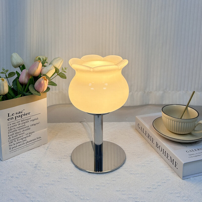 Lighteme Lily of the Valley Glass Table Lamp