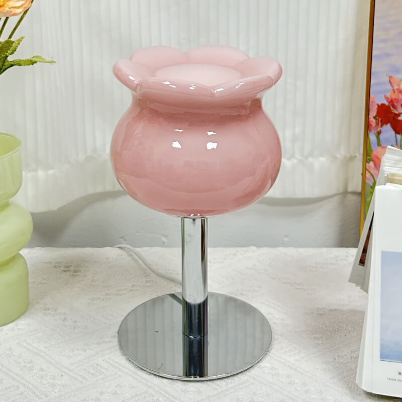 Lighteme Lily of the Valley Glass Table Lamp
