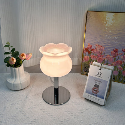 Lighteme Lily of the Valley Glass Table Lamp