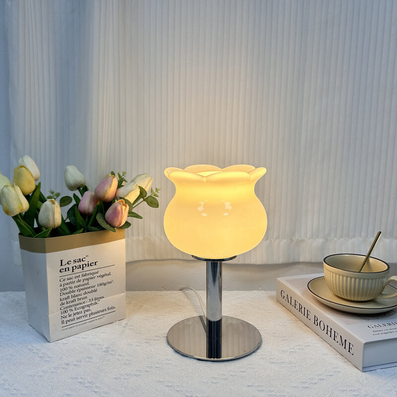 Lighteme Lily of the Valley Glass Table Lamp
