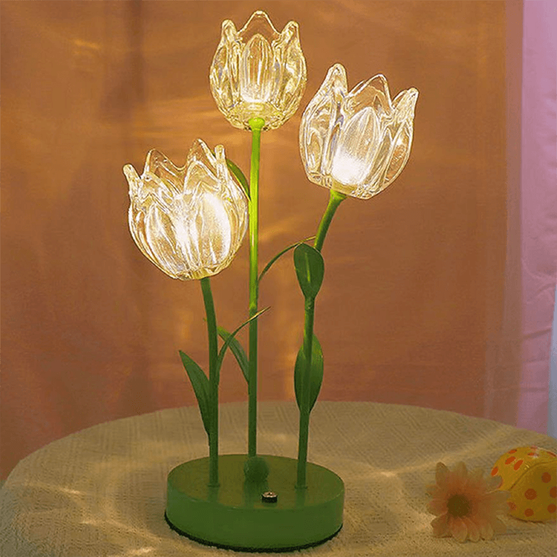 Lampe de nuit fleur Lighteme