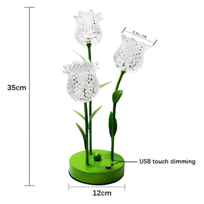 Lampe de nuit fleur Lighteme