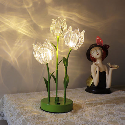 Lampe de nuit fleur Lighteme
