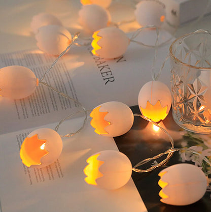 Lighteme Leinenlaternen-Lichterkette