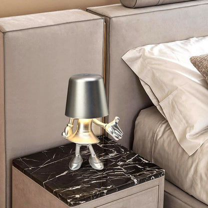 Lighteme Little Golden Man Touch-Lade-Schreibtischlampe