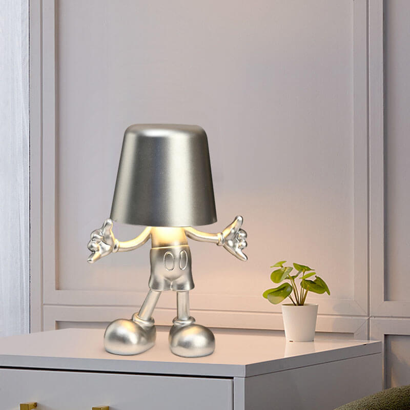 Lighteme Little Golden Man Touch-Lade-Schreibtischlampe