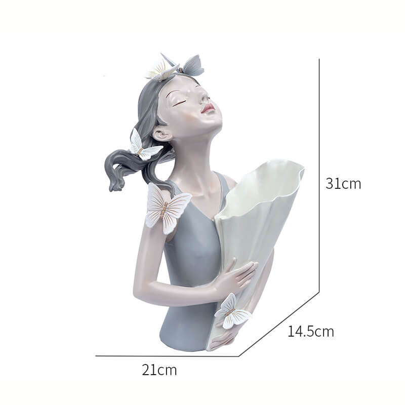 Lighteme Looking up Bouquet Girl Decoration