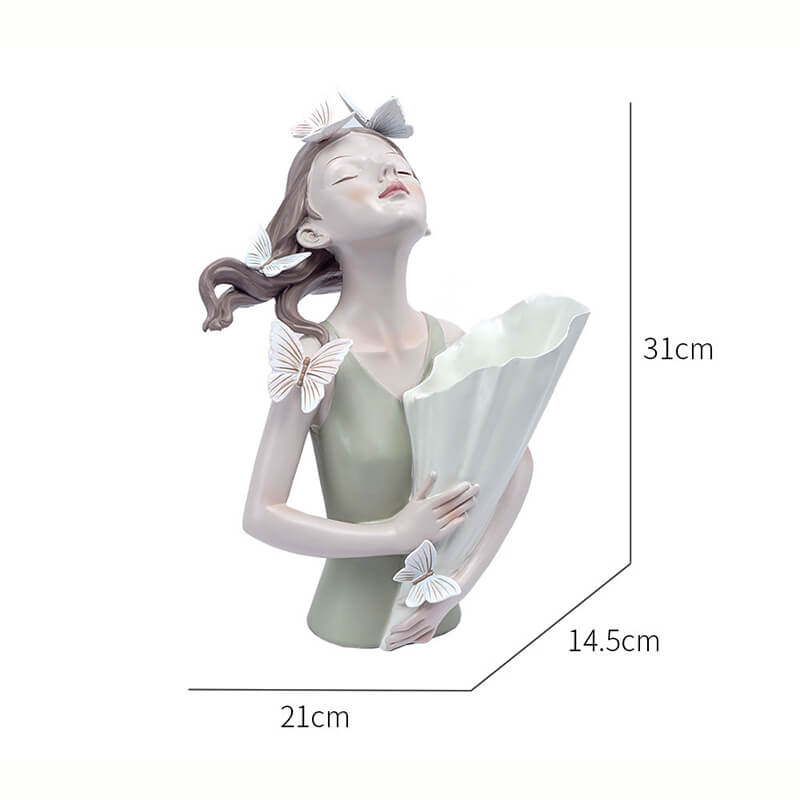 Lighteme Looking up Bouquet Girl Decoration