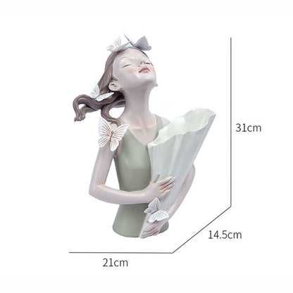 Lighteme Looking up Bouquet Girl Decoration