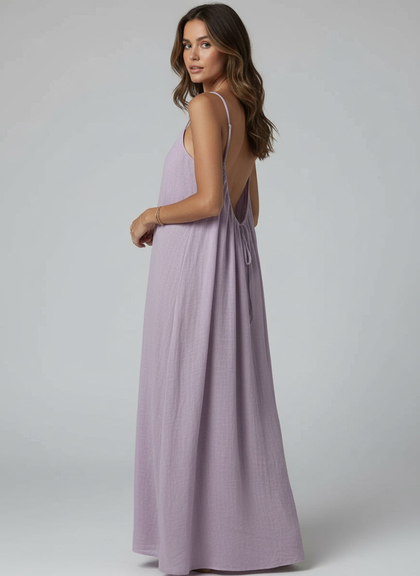 Loose Fit Spaghetti Strap Dress