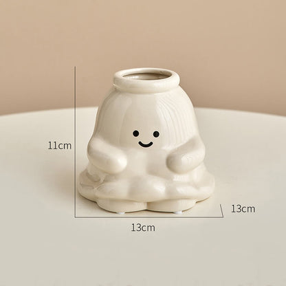 Vase en céramique fantôme adorable de Lighteme