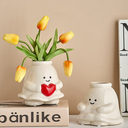 Vase en céramique fantôme adorable de Lighteme