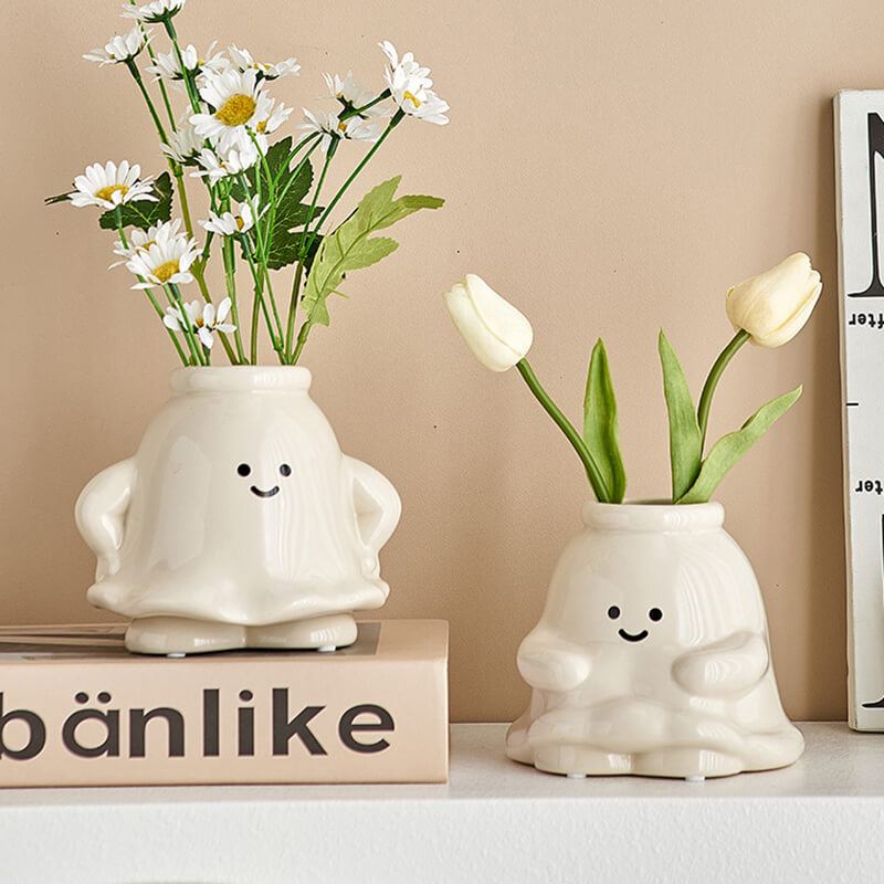 Vase en céramique fantôme adorable de Lighteme