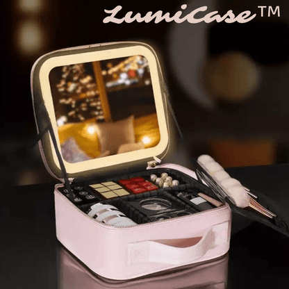 Lighteme LED-Spiegel-Make-up-Reisekoffer