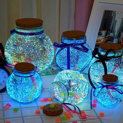 Lighteme leuchtende Wunschflasche