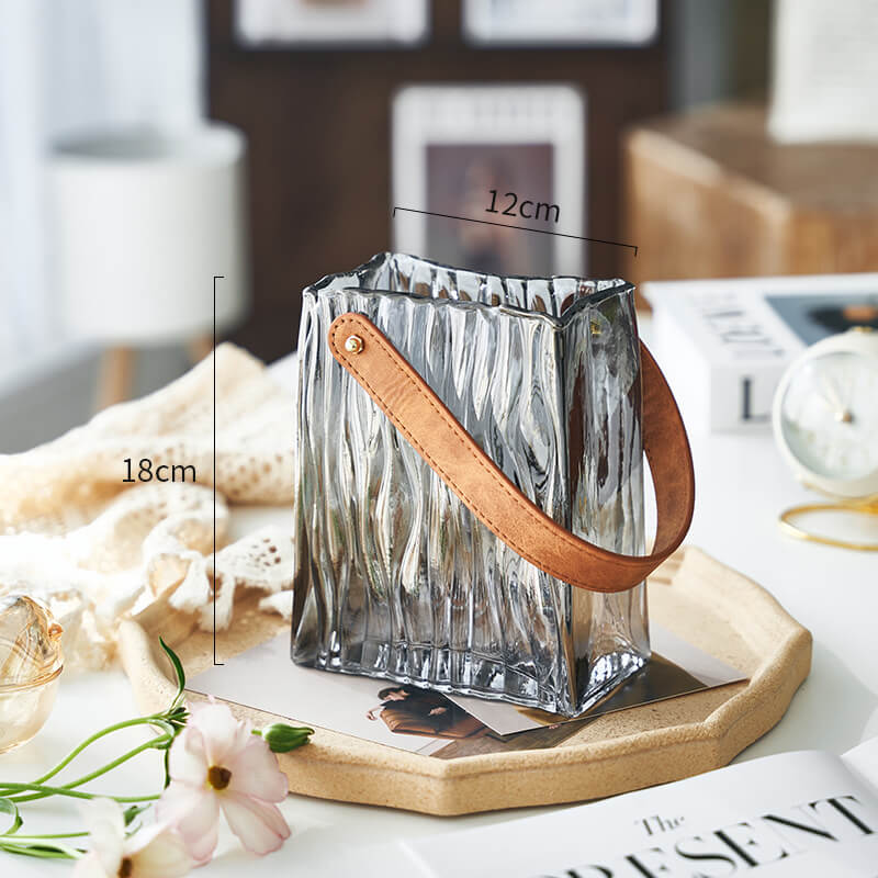 Lighteme Light Luxury Portable Glass Vase