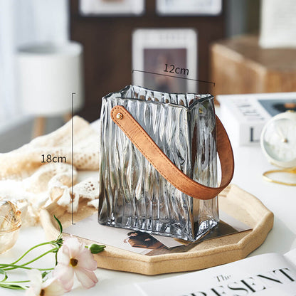 Lighteme Light Luxury Portable Glass Vase