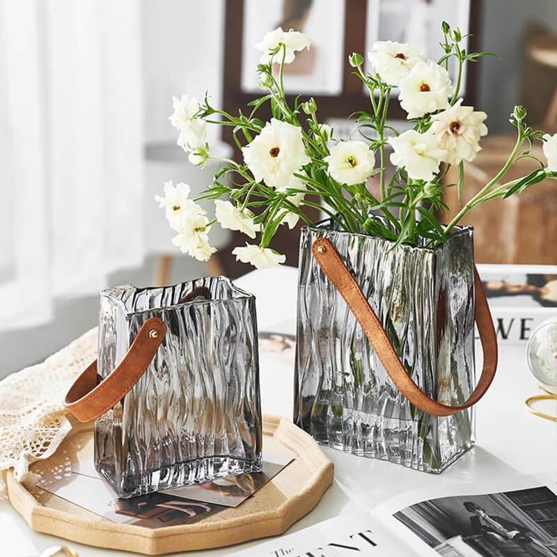 Lighteme Light Luxury Portable Glass Vase