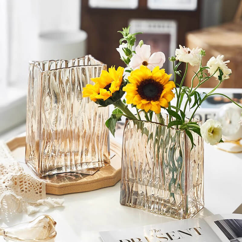 Lighteme Light Luxury Portable Glass Vase