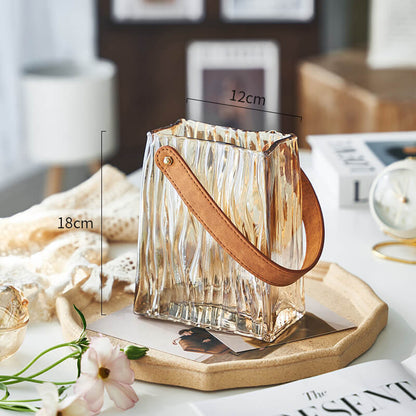 Lighteme Light Luxury Portable Glass Vase