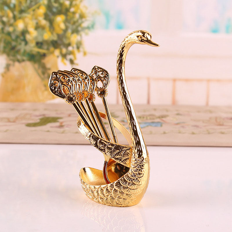 Lighteme Luxury Swan Spoon Set