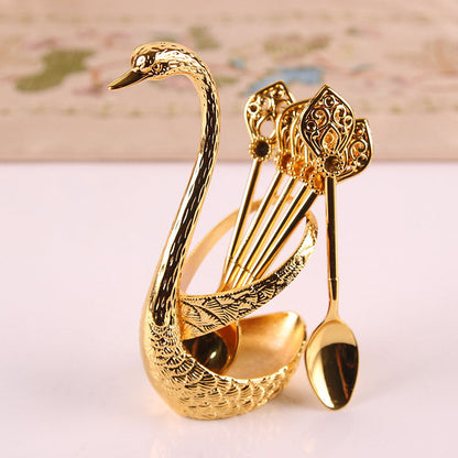 Lighteme Luxury Swan Spoon Set