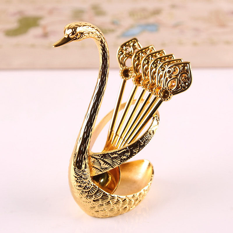 Lighteme Luxury Swan Spoon Set