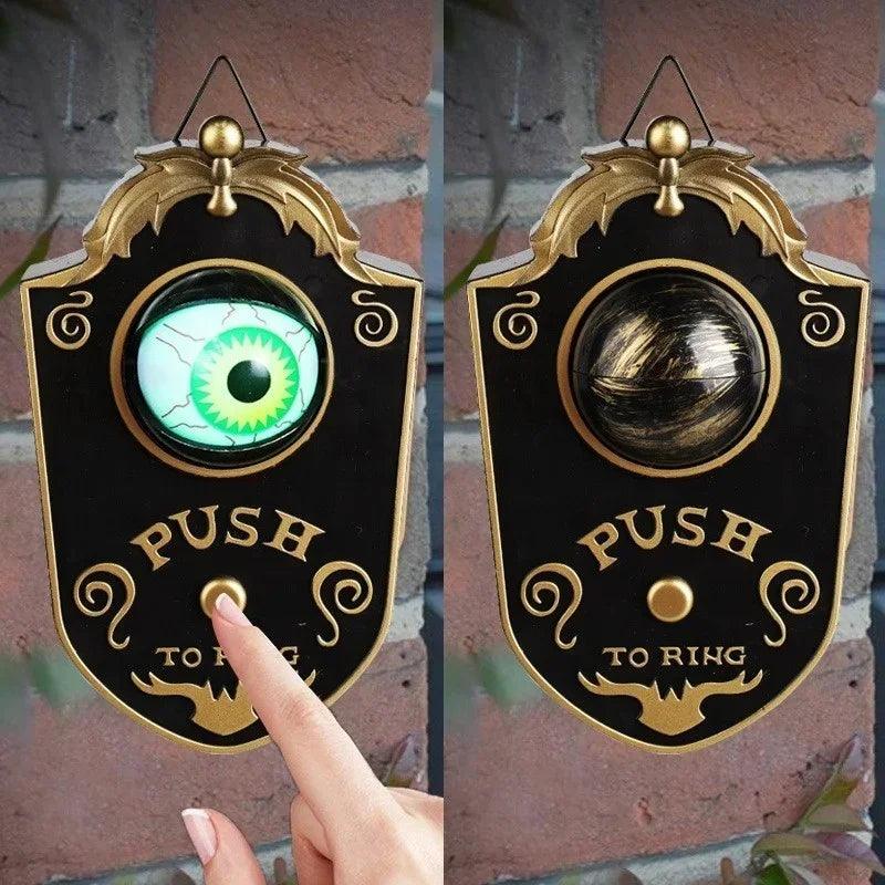 Leuchtende, verwunschene Halloween-Türklingel von Lighteme. 1 kaufen, 1 gratis (2 Stück)