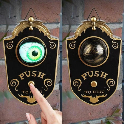 Leuchtende, verwunschene Halloween-Türklingel von Lighteme. 1 kaufen, 1 gratis (2 Stück)