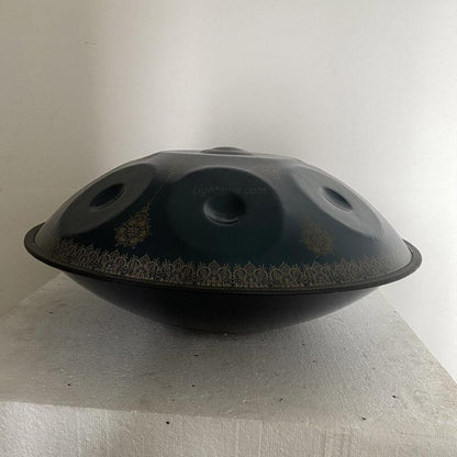 Lighteme Handmade Mandala pattern C Major 22 Inch 9 Notes High-end Nitride Steel Handpan Drum
