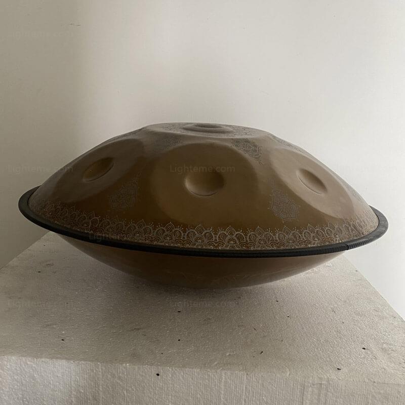 Personnalisé Fait main Fleurs de Datura 22 pouces 9/10/12 notes en Acier Inoxydable Handpan Drums, E La Sirena Hang Drum