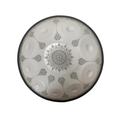 Personnalisé Fait main Fleurs de Datura 22 pouces 9/10/12 notes en Acier Inoxydable Handpan Drums, E La Sirena Hang Drum