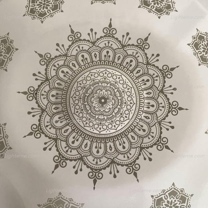 MiSoundofNature Mandala Pattern Handmade Stainless Steel HandPan Drum D Minor Amara/Celtic Scale 22 Inch 9 Notes Featured, Available in 432 Hz and 440 Hz