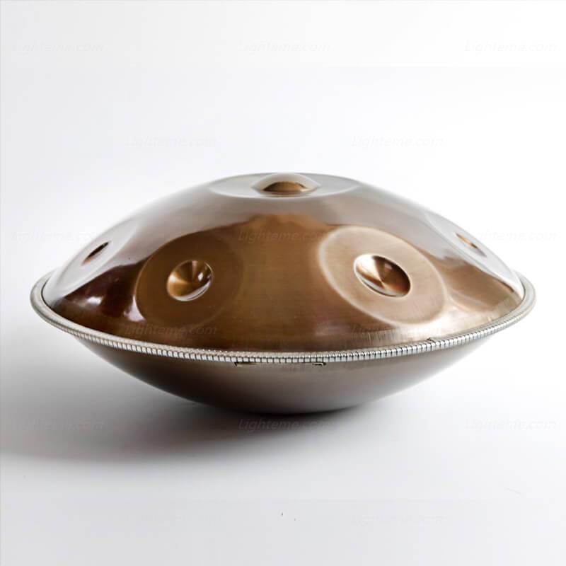 Mountain Rain 22 Zoll 9 Noten Handpan aus Edelstahl, Kurd/Celtic Tonleiter D-Moll Hang Drum Fur Anfanger