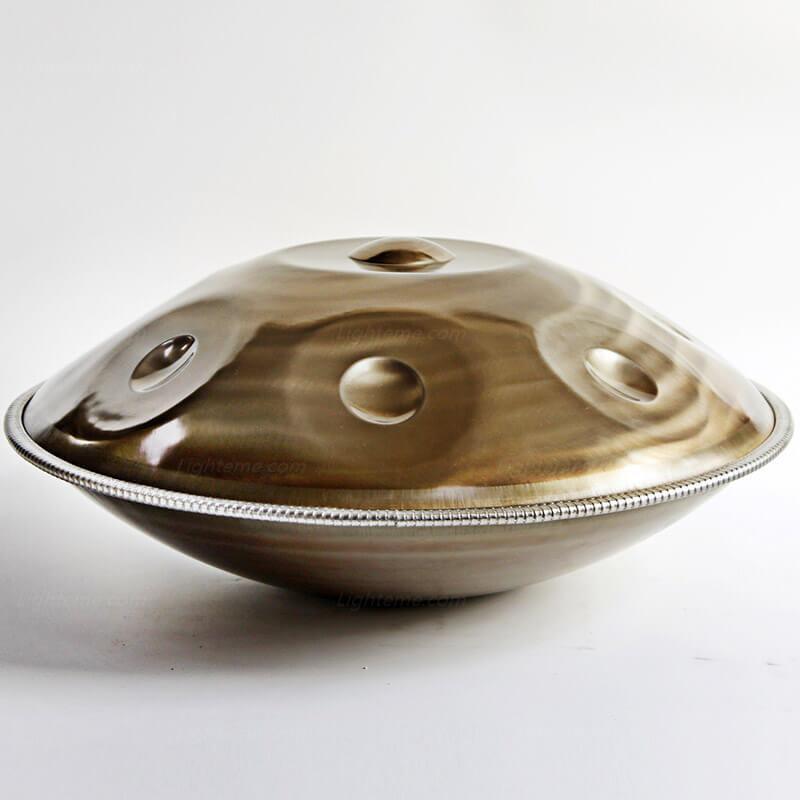 Maßgeschneiderte Mountain Rain 22 Zoll 12 Noten Handpan Drums aus Edelstahl, Kurd/Celtic d-Moll Hang Instrumento
