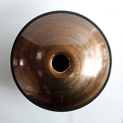 Maßgeschneiderte Mountain Rain 22 Zoll 12 Noten Handpan Drums aus Edelstahl, Kurd/Celtic d-Moll Hang Instrumento