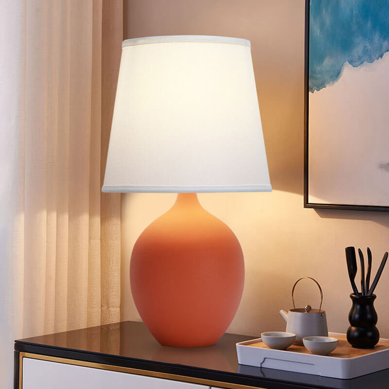 Lampe de bureau simple en céramique Lighteme Macaron
