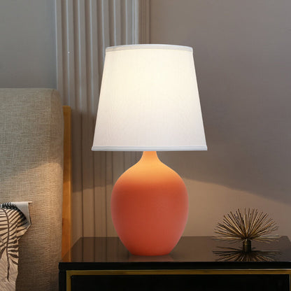 Lampe de bureau simple en céramique Lighteme Macaron