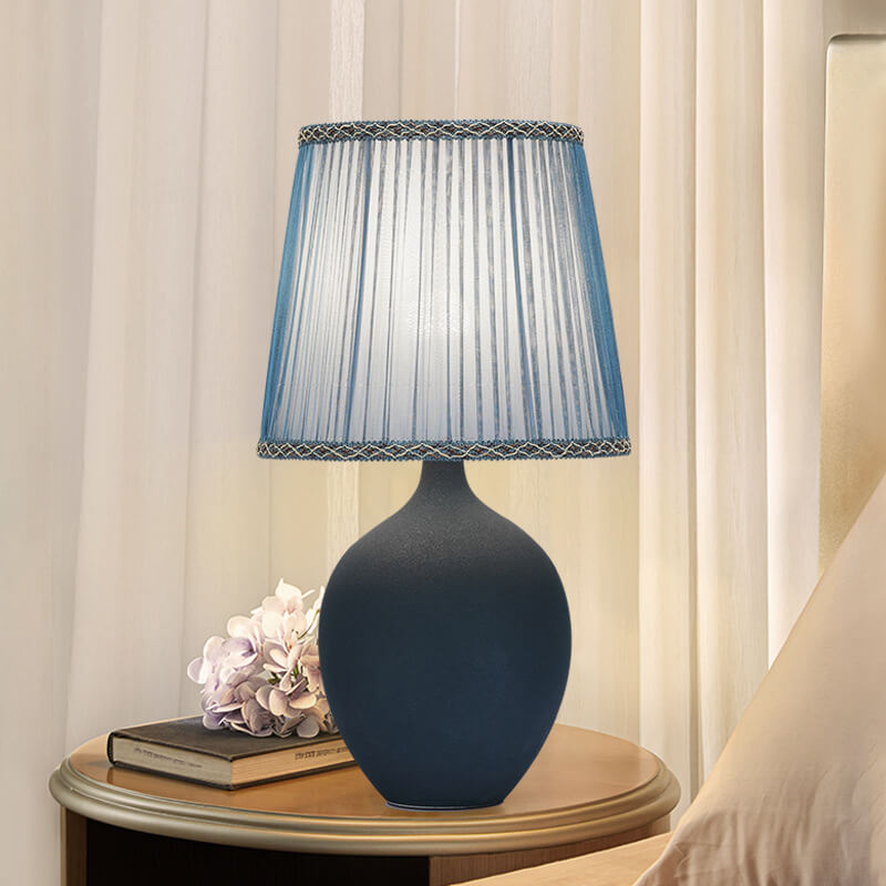 Lampe de bureau simple en céramique Lighteme Macaron